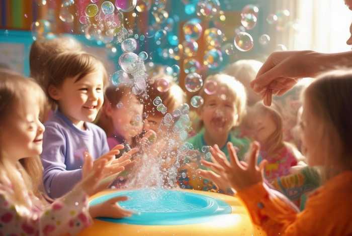 儿童故事吹泡泡小班、幼儿园课程故事吹泡泡小班