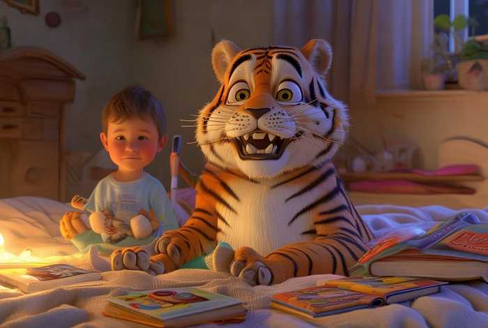 儿童睡前故事老虎拔牙，睡前故事幼儿故事大全老虎拔牙