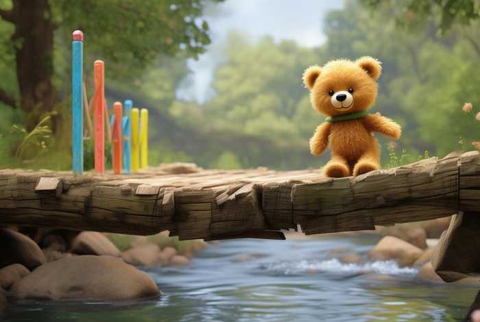 儿童有声故事小熊过桥；儿童有声故事小熊