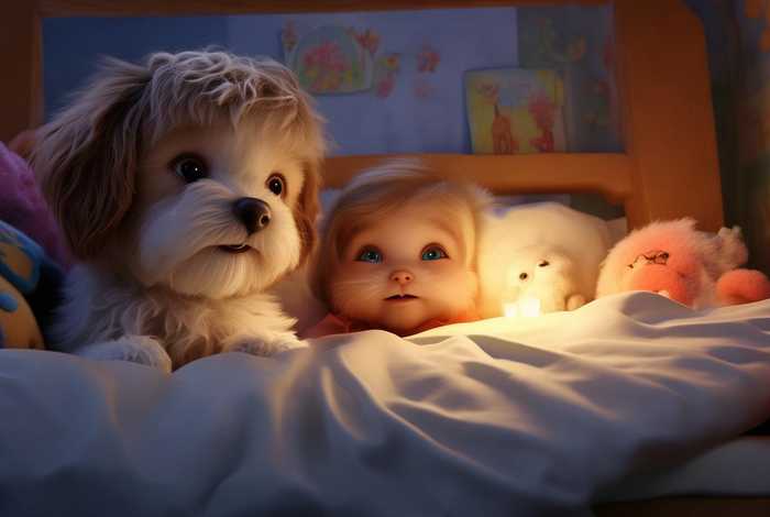 儿童睡前狗狗故事，宝宝睡前故事小狗