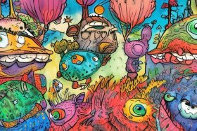 儿童创意绘画绘本故事 儿童创意绘本插画手绘