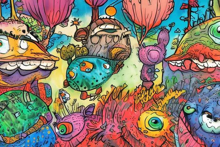 儿童创意绘画绘本故事 儿童创意绘本插画手绘