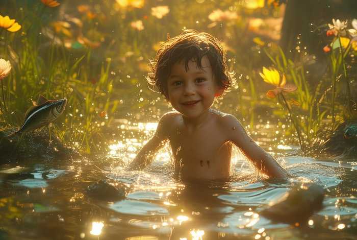 儿童故事水孩子、水孩儿的故事 儿童故事水孩子、水孩儿的故事