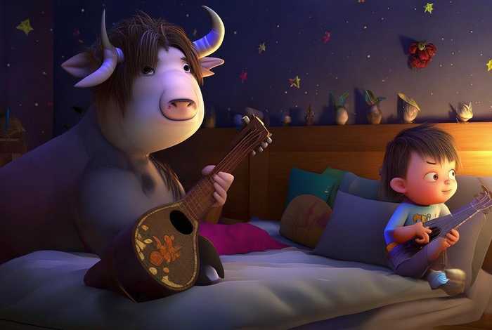 儿童睡前故事对牛弹琴 - 宝宝睡前故事精选之贝乐虎绘本故事《对牛弹琴》
