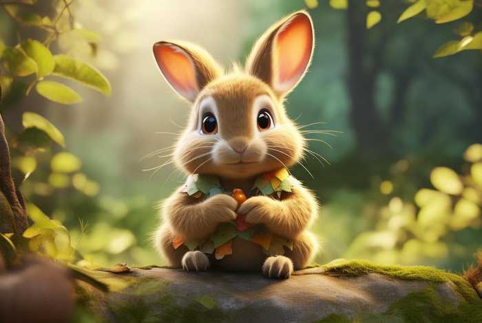 儿童故事聪明的小兔；幼儿故事聪明的小兔子文字版