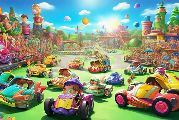 儿童卡丁车故事大全；儿童卡丁车海报