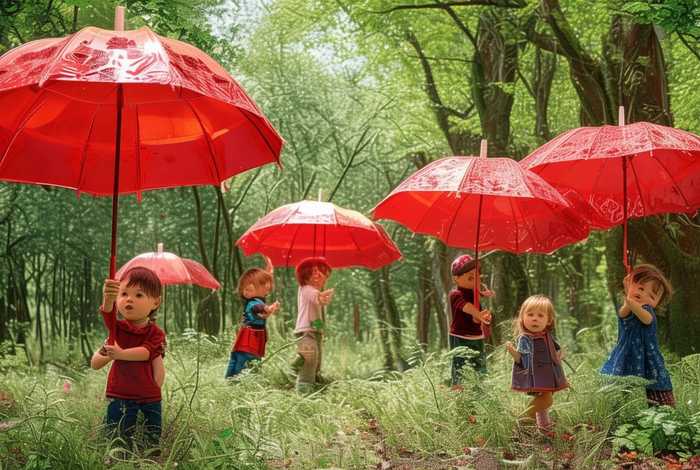 儿童故事《红伞伞》（红伞伞儿童版）