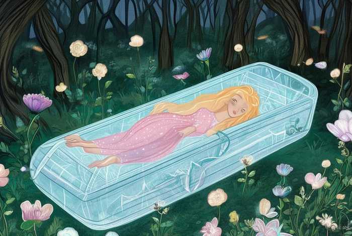 儿童故事睡美人视频模板，幼儿故事睡美人视频