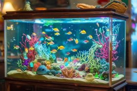 儿童小鱼缸；儿童鱼缸小型观赏鱼