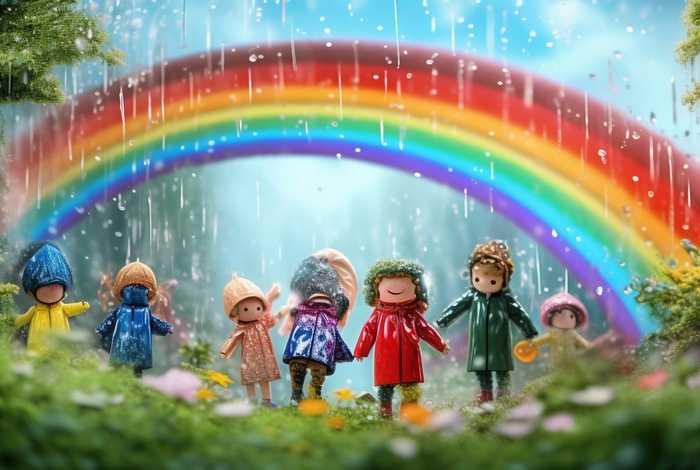 儿童故事彩虹雨 彩虹雨的幼儿故事