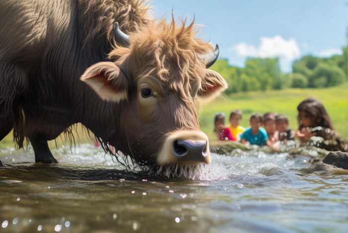 儿童故事水牛的故事;水牛喝水的故事 儿童故事水牛的故事;水牛喝水的故事