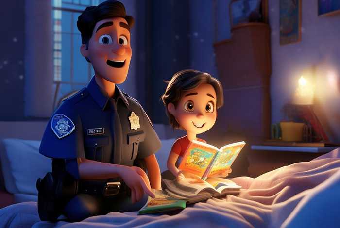 儿童启蒙故事警察睡前故事 - 睡前故事幼儿故事大全警察