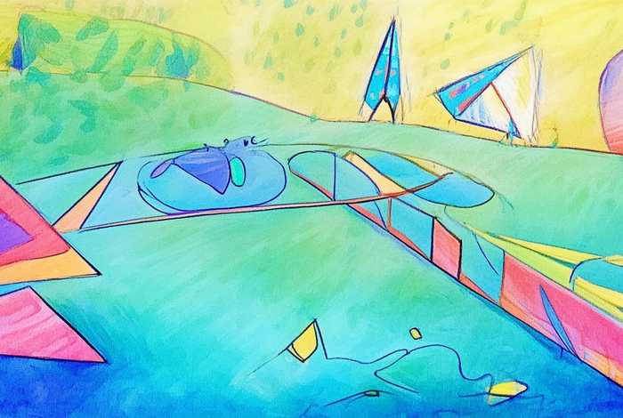 《点线面的故事》绘本 - 点线面的故事画册