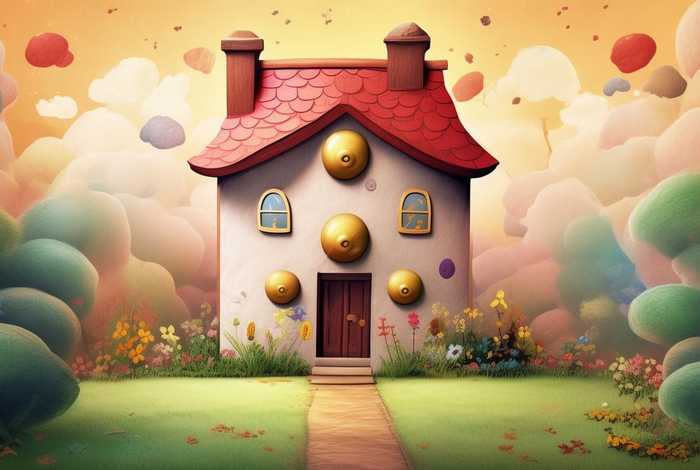 儿童故事三颗纽扣的房子、儿童绘本三颗纽扣的房子