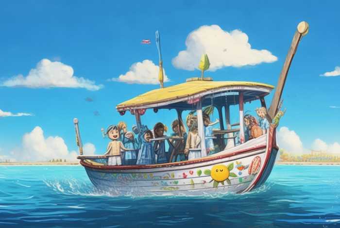 儿童故事小白船封面(儿歌小白船的故事) 儿童故事小白船封面(儿歌小白船的故事)