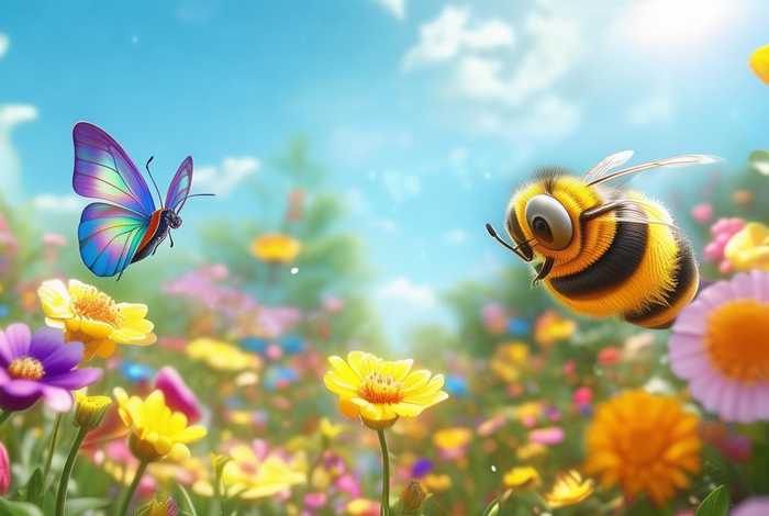 儿童故事小蜜蜂和小蝴蝶的故事(小蜜蜂和蝴蝶的故事幼儿) 儿童故事小蜜蜂和小蝴蝶的故事(小蜜蜂和蝴蝶的故事幼儿)