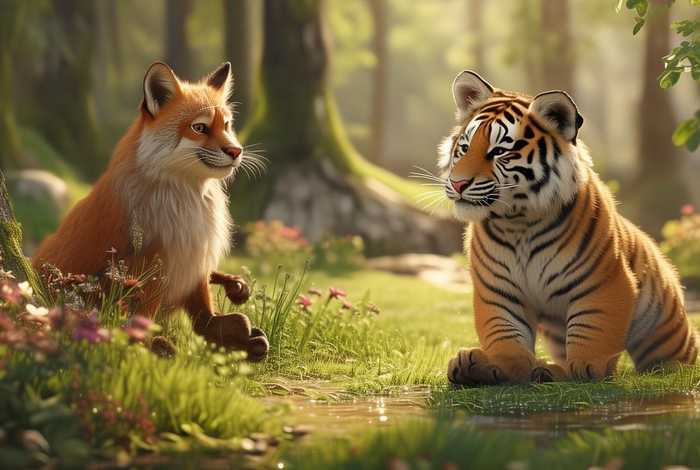 儿童睡前故事老虎学艺 幼儿故事老虎学艺