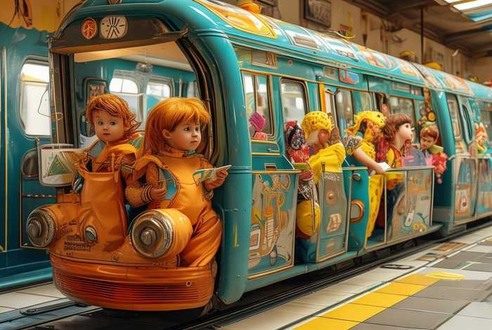 儿童故事地铁；幼儿园地铁课程故事