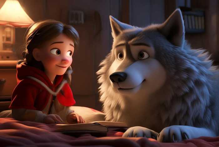 儿童故事小红帽、小红帽大灰狼的故事 睡前故事 儿童故事小红帽、小红帽大灰狼的故事 睡前故事