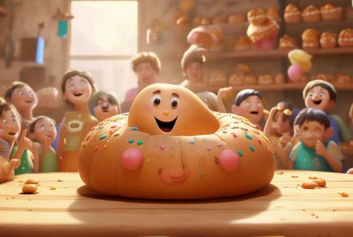 儿童故事面包圈（面包圈的故事）