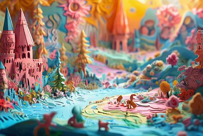 儿童故事纸浮雕 幼儿故事纸浮雕