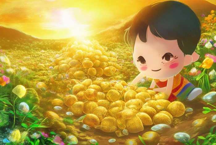 儿童故事金瓜银豆、金瓜儿银豆儿故事收获