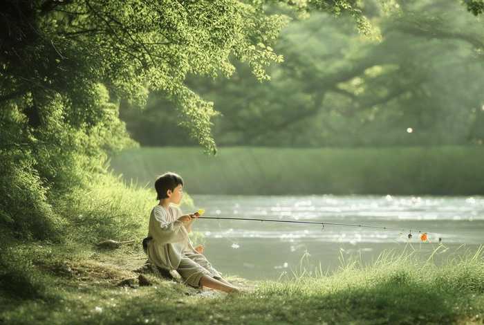 《小儿垂钓》故事；《小儿垂钓》故事内容