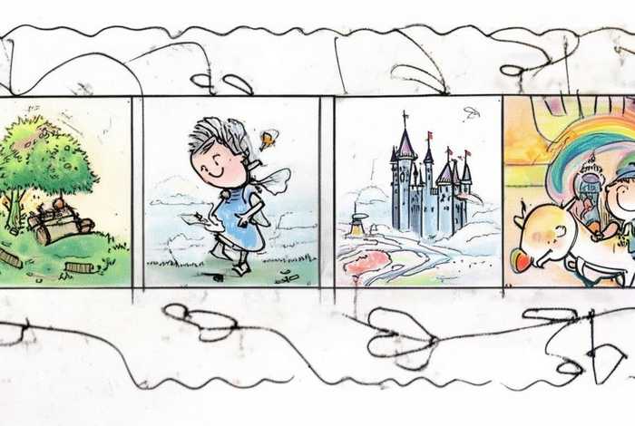 儿童小故事连环画4幅图片 - 小故事连环画4幅图片简笔画