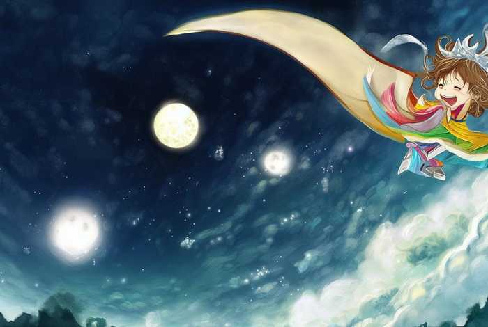 儿童故事配图 儿童故事配图嫦娥奔月