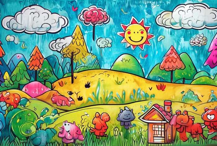 儿童画，儿童简笔画