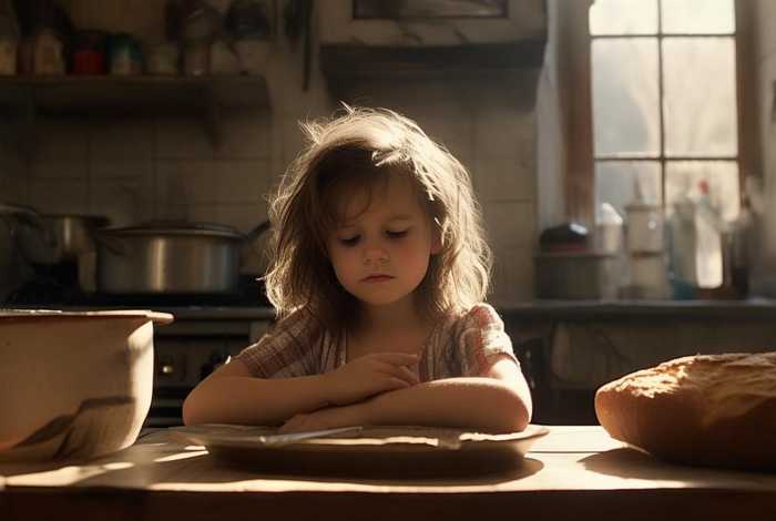 不吃饭的小女孩故事；小女孩不吃饭的故事