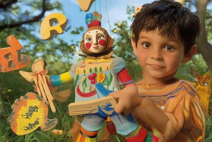儿童故事木偶奇遇记全集认字、木偶奇遇记识字课本的故事