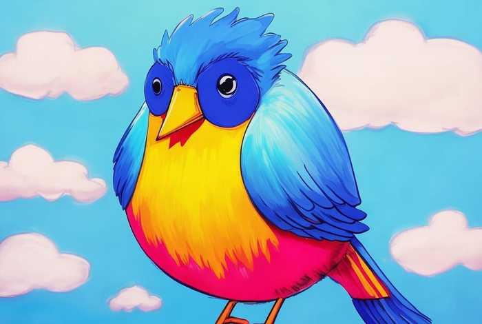 7一9岁儿童画小鸟 7一9岁儿童画小鸟怎么画颜色