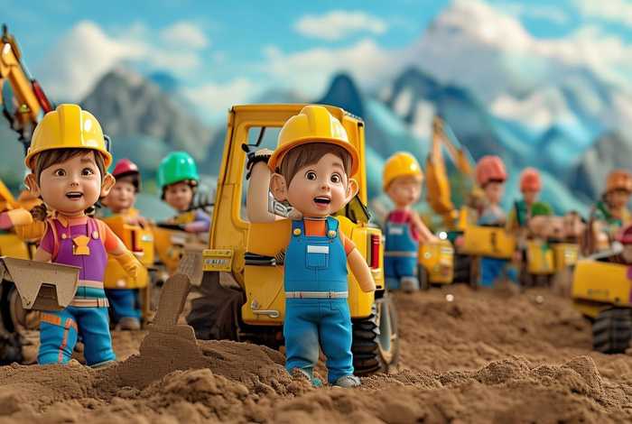 儿童挖掘机故事在线听 - 幼儿挖掘机动画视频小故事片 儿童挖掘机故事在线听 - 幼儿挖掘机动画视频小故事片