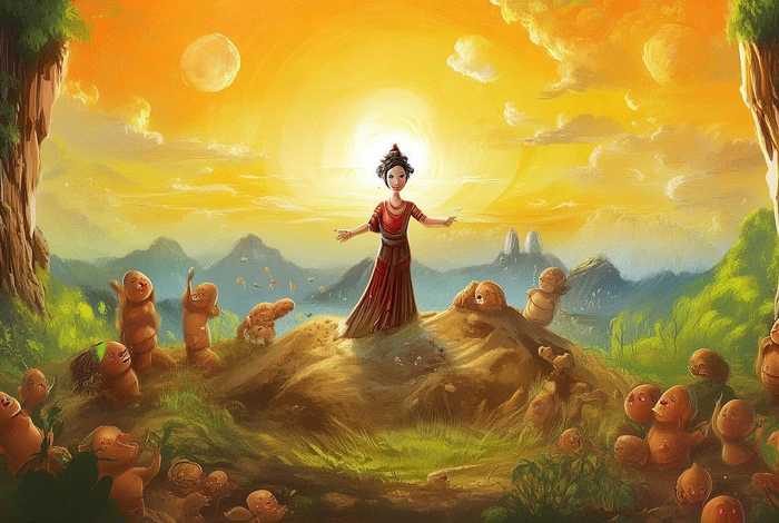 儿童故事大全经典女娲造人、幼儿神话故事女娲造人