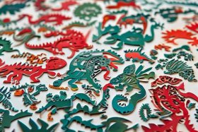 儿童恐龙剪纸图案大全打印、儿童恐龙剪纸图案大全打印版