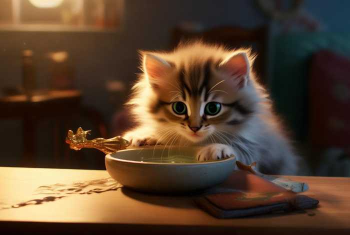 儿童睡前故事小猫吃鱼；睡前故事小猫偷吃鱼