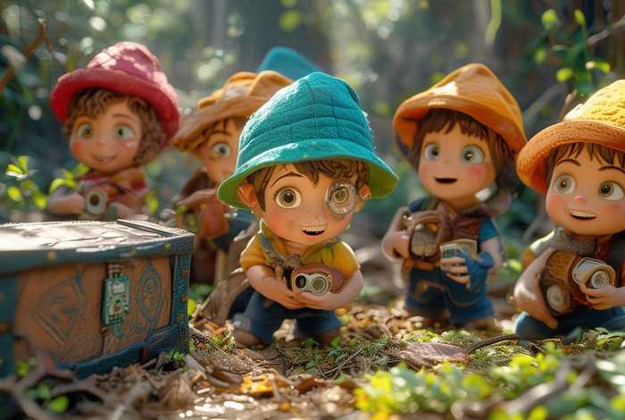 儿童故事《寻宝藏》，幼儿寻宝历险的故事