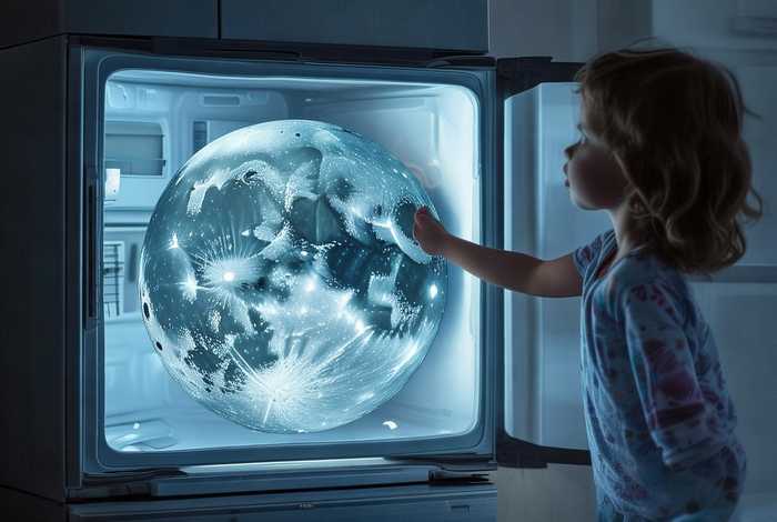 儿童故事冰箱里的月亮、冰箱里的月亮的故事