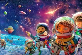 儿童动画寻找外星人；儿童动画寻找外星人图片