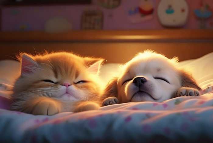 儿童睡前故事小猫和小狼 - 睡前故事小猫和小狗 儿童睡前故事小猫和小狼 - 睡前故事小猫和小狗