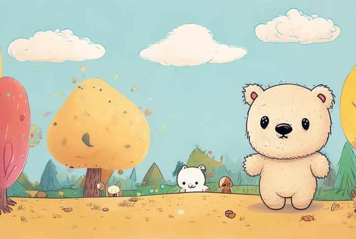 儿童故事绘本故事3-6岁小熊找家；绘本故事小熊找衣服图片