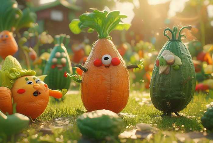儿童故事蔬菜的故事、蔬菜的幼儿故事