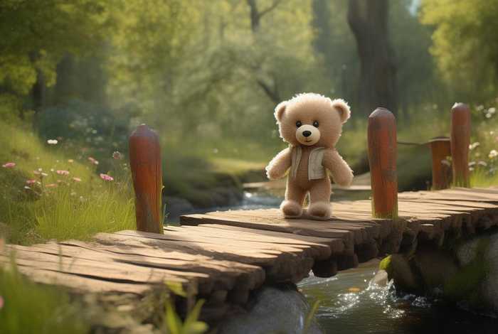 儿童有声故事小熊过桥；儿童有声故事小熊