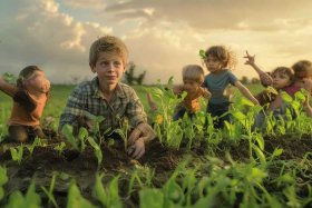 儿童成语故事拔苗助长配乐；幼儿成语故事拔苗助长