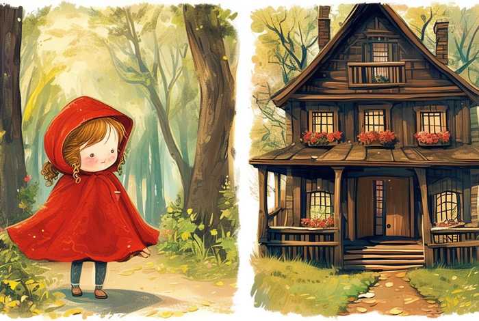 儿童故事小红帽外婆、小红帽的原型《外婆的故事》