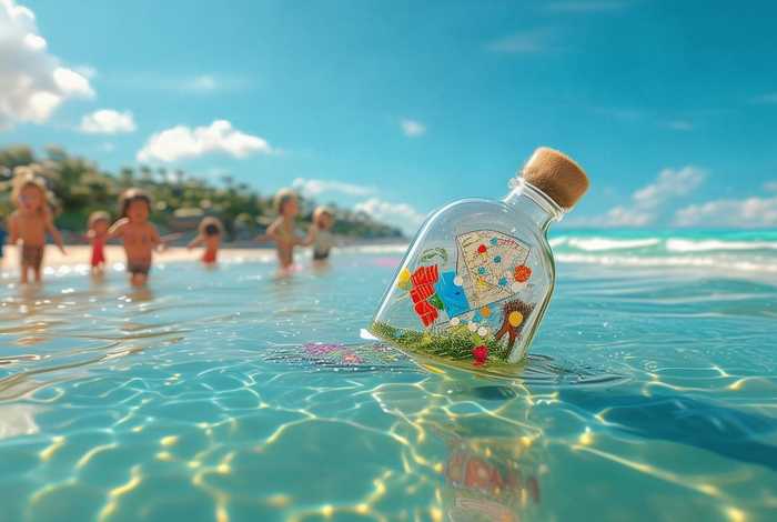 儿童漂流故事 - 幼儿漂流瓶的故事 儿童漂流故事 - 幼儿漂流瓶的故事