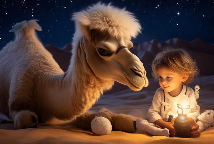 4-6岁儿童睡前骆驼的故事（睡前故事骆驼和羊的故事）