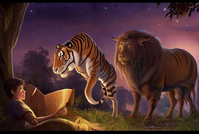 儿童睡前故事老虎与野牛 故事大全 睡前故事老虎与公牛