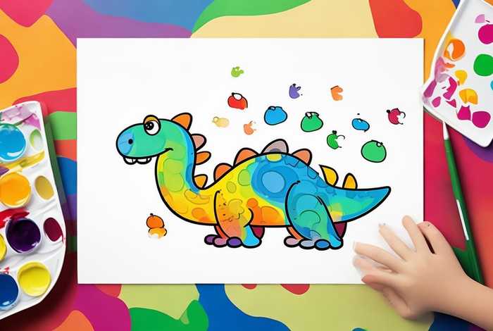 儿童恐龙涂色画打印 儿童简单画恐龙怎么涂色 儿童恐龙涂色画打印 儿童简单画恐龙怎么涂色